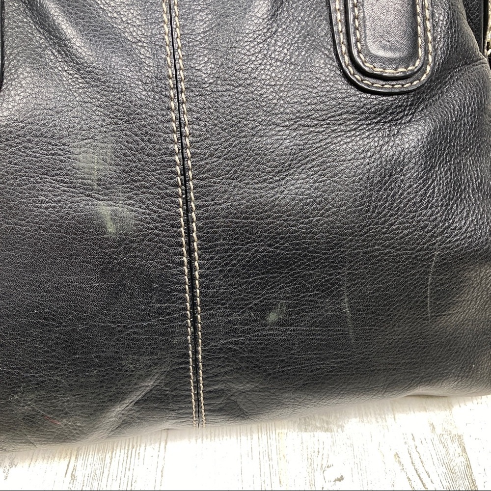 Michael Kors large black pebbled leather satchel - Picture 13 of 14